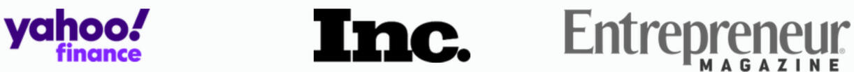 Social Proof Featured in Yahoo finance, Inc. Magazine, Entrepreneur magazine